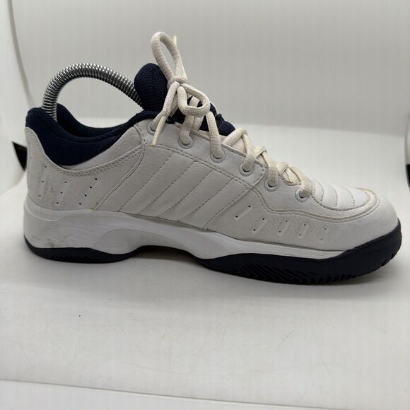 Vintage Adidas Men’s Athletics Tennis Sneakers Shoes White Size 6.5 - Picture 8 of 12
